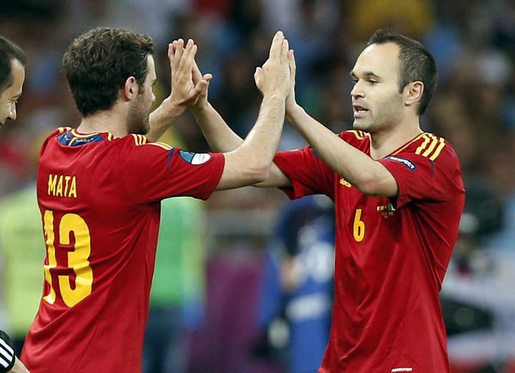 IRRITERET. Andres Iniesta forstår ikke, hvorfor Spanien skal spille venskabskamp i Puerto Rico. 