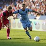 Forspildt. Esbjerg formåede ikke at udnytte de åbninger, der kom i dagens Superliga-kamp mod Randers, hvor Randers vandt 1-0. 
