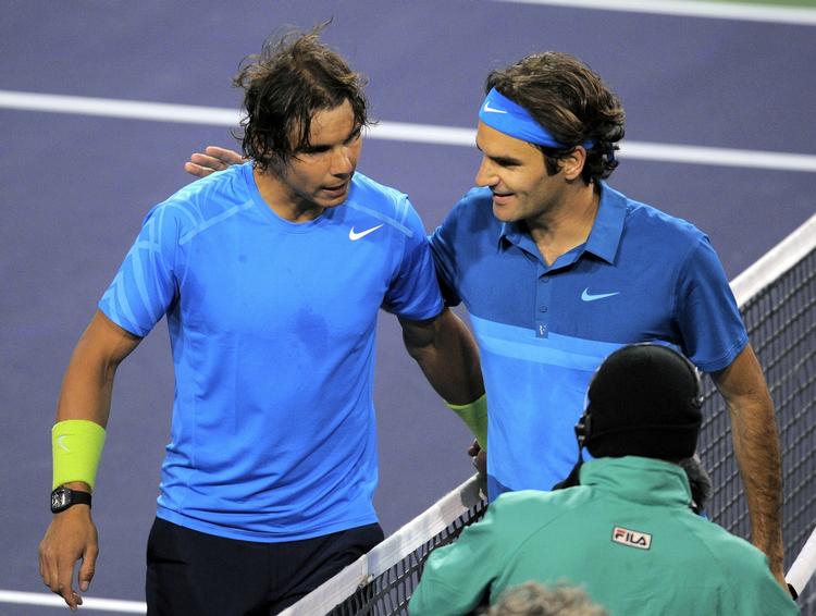 18-10. Efter Federers semifinalesejr i Indian Wells er Rafael Nadal foran 18-10 i indbyrdes opgør. 
