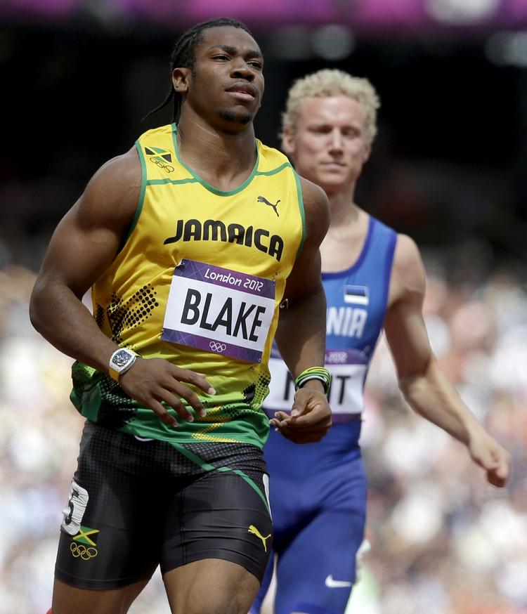 dopingdomme. Jamaicas Yohan Blake er en af de 18 OL-medaljetagere, der tidligere har haft svært ved at overholde dopingreglerne. Sprinteren har været udelukket i tre måneder. 