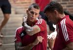 Anfører. Det er en stor ære at blive anfører for landsholdet, siger Daniel Agger om sin nye rolle. 
