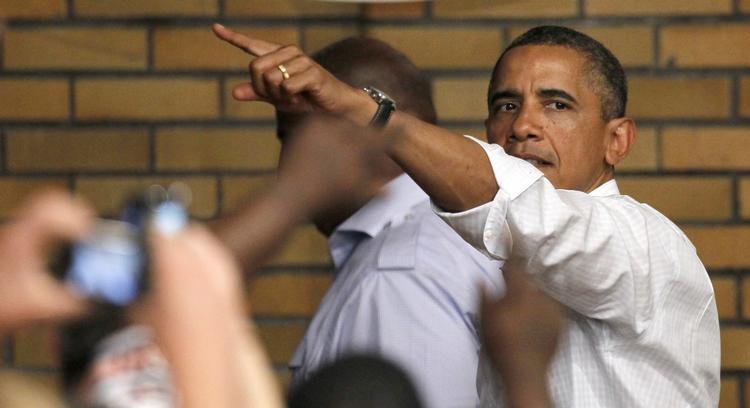 Kampagne. Barack Obama er travlt optaget af valgkampen, men måske bliver han indhentet af fortiden. 