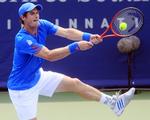 ude. Andy Murray red ikke videre på bølgen efter den flotte sejr i OL-finalen mod Roger Federer. 