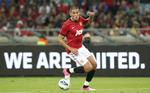 aktiedyk. Manchester Uniteds Federico Macheda under kamp for klubben i en turne til Sydafrika i juli måned. 
