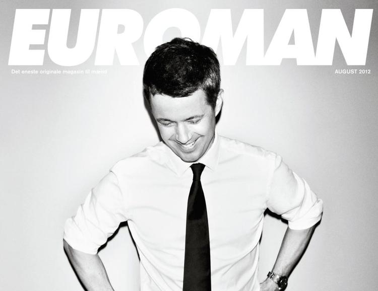 Mand. Kronprins Frederik var på forsiden af juli-udgaven af magasinet Euroman. 
