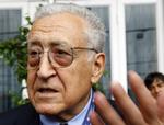 Syrien. Lakhdar brahimi er en erfaren herre på 78 år. 