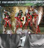 sejr. Det danske hold, som vandt VM i hold-speedway i juli.  Michael Jepsen Jensen er nummer to fra venstre. 