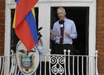 WikiLeaks. Julian Assange talte fra balkonen på den ecuadorianske ambassade. 
