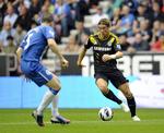 chokstart. Fernando Torres (th) spillede en fornuftig kamp for Chelsea mod Wigan, men fik igen ikke leveret de scoringer, han er hyret til. 