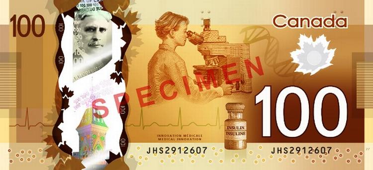 DISPUT. Canadas nye 100 dollar-seddel har skabt kraftig debat. 