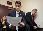 ABORTMODSTANDERE. Vicepræsidentkandidat Paul Ryan (i midten) og hans partifælle, Todd Akin (th), har begge markeret sig som indædte modstandere af svangerskabsafbrydelser under alle omstændigheder. 
