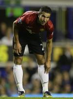 DEBUT. Robin van Persie spillede i går sin første kamp for Manchester United. 