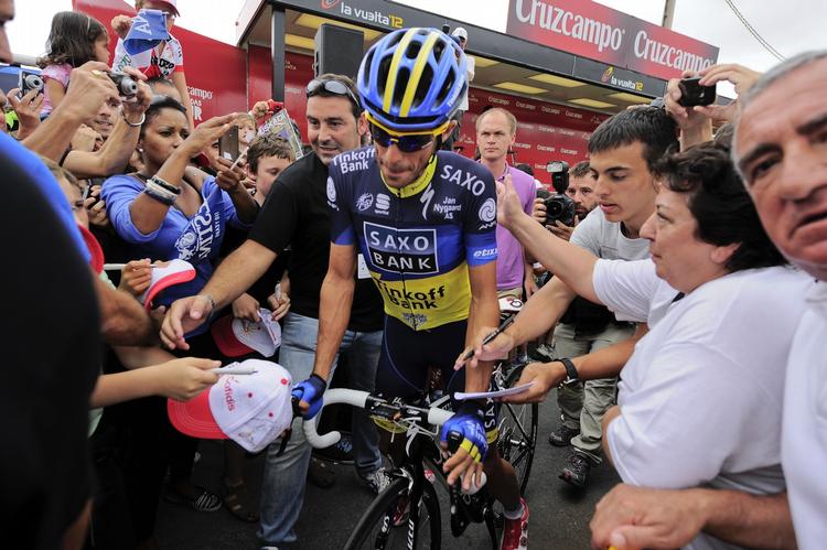HOVEDPERSON. Alberto Contador er fortsat den største favorit i Vuelta a Espana. 