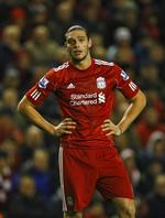 BÆNKET. Andy Carroll har haft svært ved at tilkæmpe sig en fast plads i Liverpools startopstilling. 