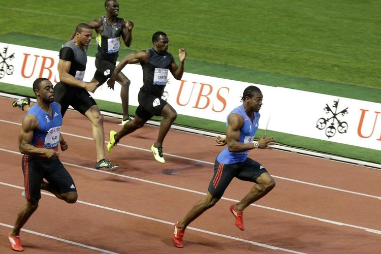 9.69. Kun Usain Bolt har været hurtigere end de 9,69 sek., som Yohan Blake brugte på at vinde i Lausanne. 