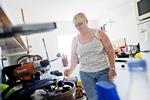Arbejdsløs. Anne Bering Jensen har søgt alle de job, hun kunne. Men hun  bliver ikke engang kaldt til samtale.  Foto: Marius Nyheim Kristoffersen 
