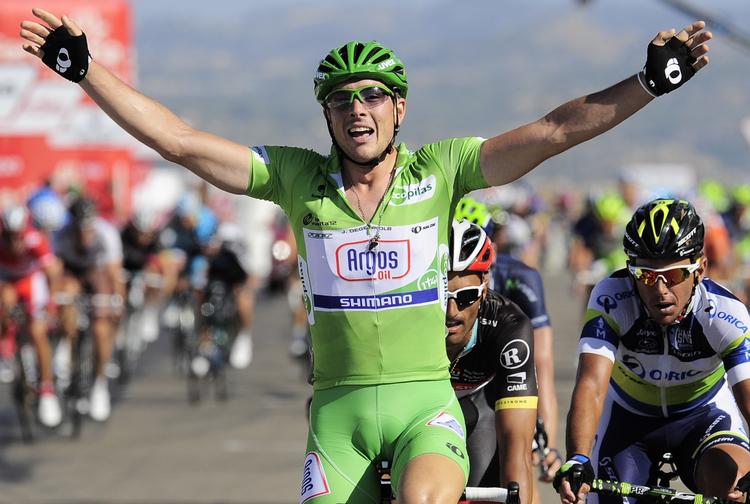 Sejr. John Degenkolb vandt i dag sin tredje sprinterafslutning i Vuelta de España. 