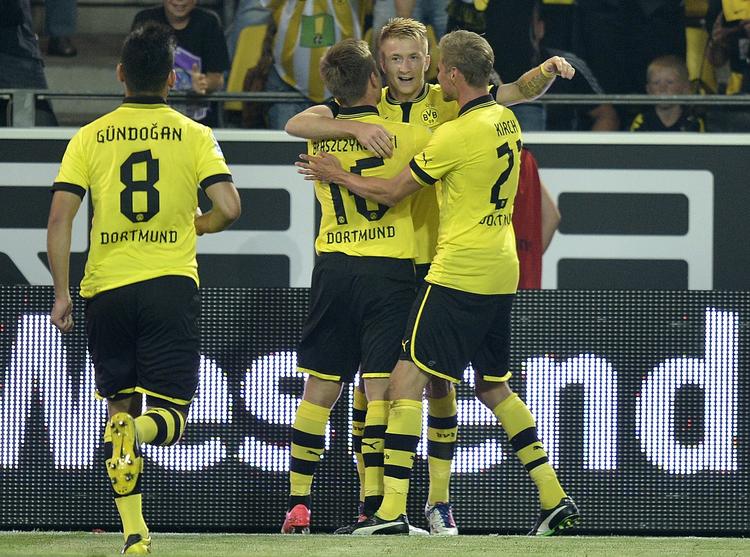 Toppen. Borrusia Dortmund har de seneste to år været tyske mestre. 