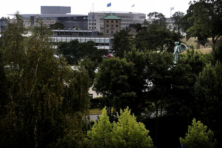 Attraktivt. Udsigten her vil forsvinde, hvis nybyggeriet ved Kastellet bliver gennemført. 