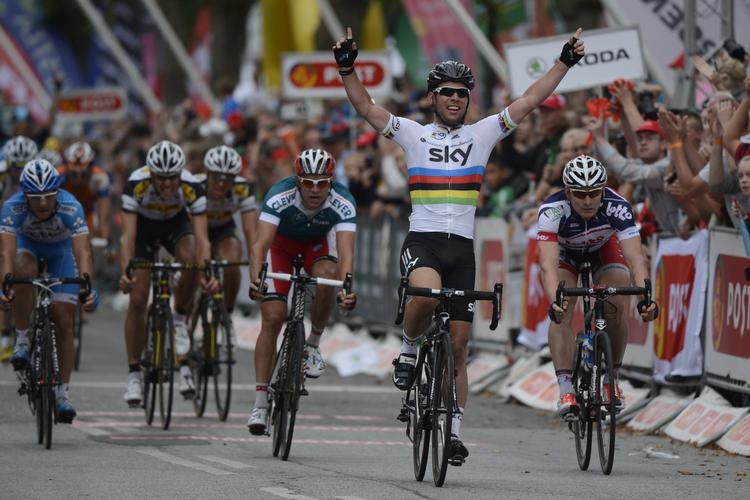 SPRINTEREN. Lige som ved VM sidste år i Danmark var Mark Cavendish først over stregen, da Post Danmark Rundt sluttede i dag. 