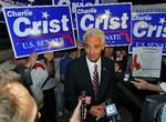 Den demokratiske præsident Barack Obama får nu opbakning fra republikaneren Charlie Crist. 