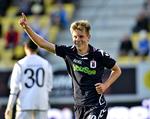 Jubel. Islandske Aron Johannsson lod sig ikke bare nøje med hattricket, han scorede også sit mål nummer fire. 