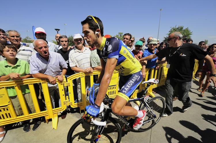 Spændt. Alberto Contador glæder sig til enkeltstarten i Vuelta a España i morgen. 