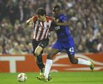 Niveauforskel. Javier Martinez (t.v.) var i sdiste sæson med til at sende Manchester United ud af Europa League, hvor han med Bilbao nåede finalen. 