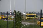 KOMMUNIKATIOSNSBRIST. Der er 183 ombordværende på det spanske passagerfly, der tidligere på eftermiddagen blev frygtet kapret. Passagerene venter fortsat på at komme af flyet i schiphol-lufthavnen i Amsterdam. 