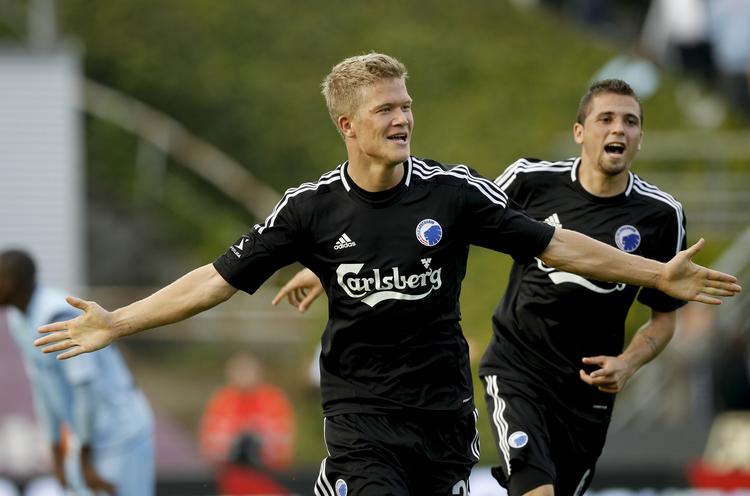 Succes. Andreas Cornelius har scoret fem mål i syv superligakampe for FC København. 