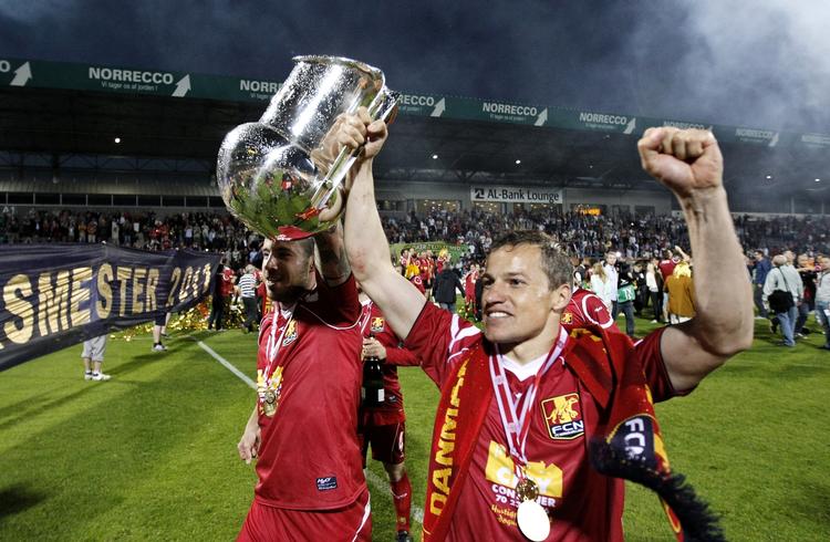 OVERRASKELSE. Det er FC Nordsjællands overraskende DM-triumf, der giver holdet adgang til dette års Champions League. 