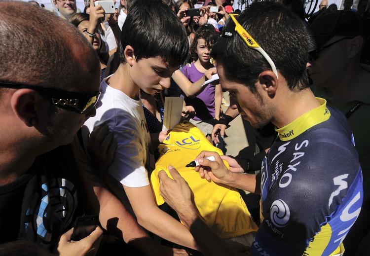 Forspring. Med dagens etapesejr øgede Joaquin Rodriguez sit forspring til Alberto Contador i Vuelta a Espana. 