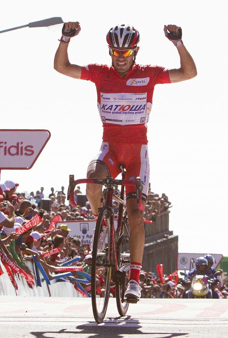 Mesterligt. Rodriguez øgede sit forspring på 12. etape, som han vandt foran Contador. 