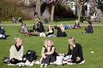 Sensommer. Hvis du har lyst til hygge i en park i weekenden, så skulle der være fine muligheder for det. 