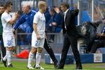 officielt. Ole Gunnar Solskjær giver instrukser til de Molde-spillere, han nu har forladt til fordel for det krævende job i Cardiff. 