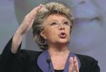 KØNSKAMP. Viviane Reding fortsætter sin kamp for at få kvinder i store firmaers bestyrelser. 