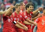 MÅLMASKINE. Tre gange i hver halvleg scorede Bayern München mod VfB Stuttgart. 