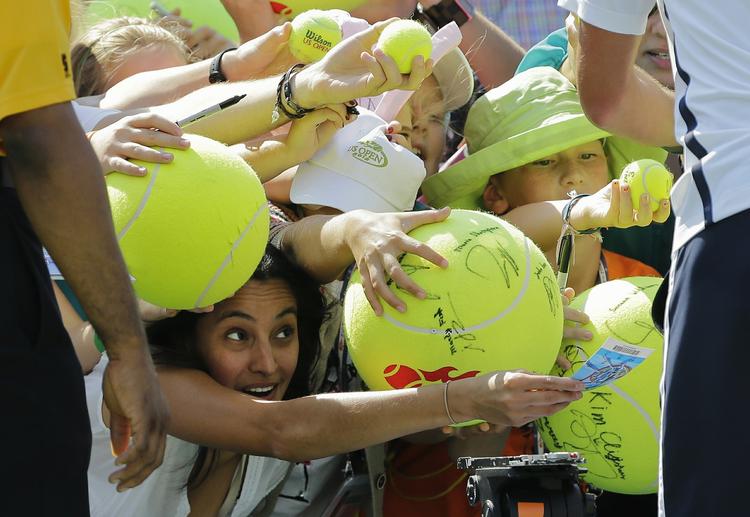 populær. Serberen Novak Djokovic er et populært autografoffer i New York. 