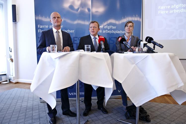 FINASLOV. Venstre fremlagde i dag sit forslag til finansloven for 2013. 