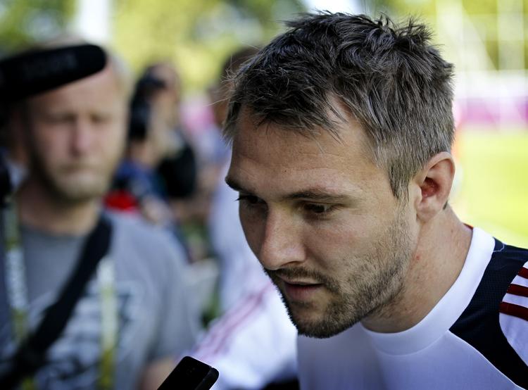 Rutine. Michael Silberbauer var med til EM, hvor han her bliver interviewet. 