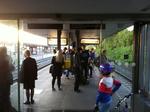 forsinkelser. Svanemøllen Station her til morgen. Mange københavnere venter på S-toget. 