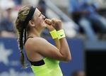 Favorit. Til sidst kunne Victoria Azarenka juble, men det holdt hårdt. 