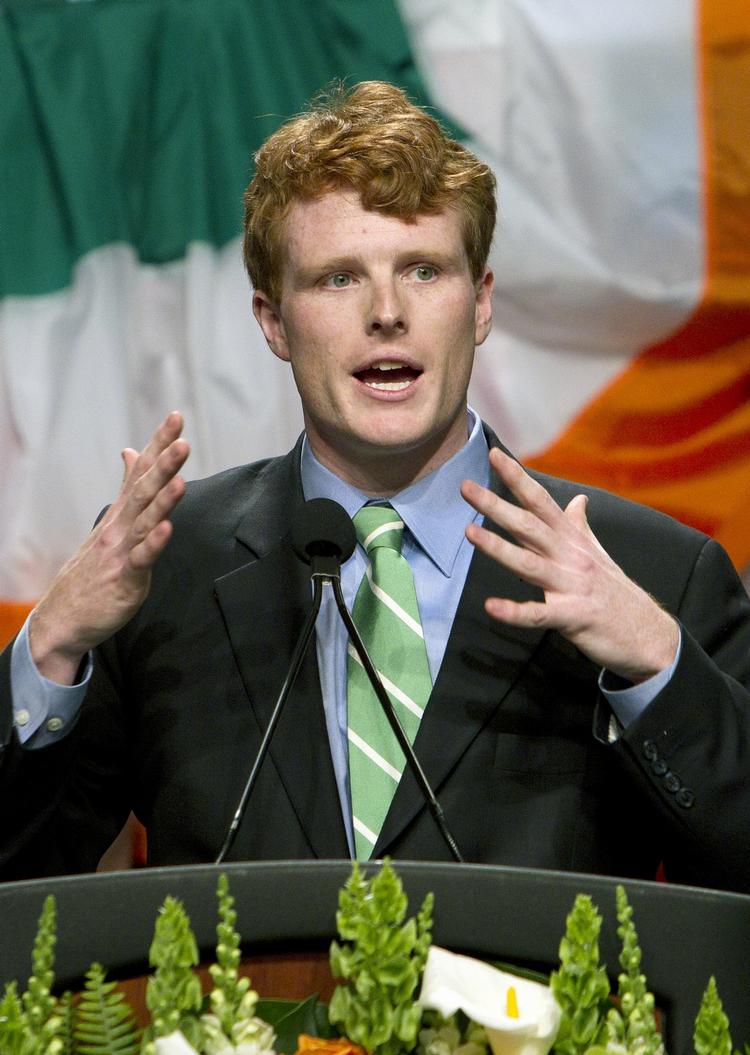 Støtte. Obama har været en stor inspiration, og ham skal vi have placeret  i stolen i fire år mere, sagde Joseph Patrick Kennedy III. 