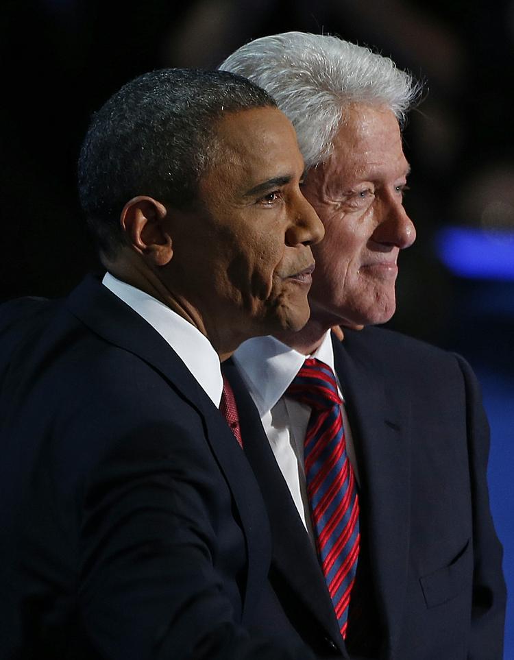Eks-præsident Bill Clinton forsvarede i nat præsident Barack Obamas håndtering af USA’s økonomi. 