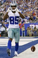 Sejr. Wide receiver Kevin Ogletree spillede en fin kamp mod NY Giants. 
