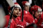 Mål. Frans Nielsen var med et mål og tre assists Danmarks bedste, da holdet slog Italien i en testkamp kort før VM. Nu skal succesen gentages. 