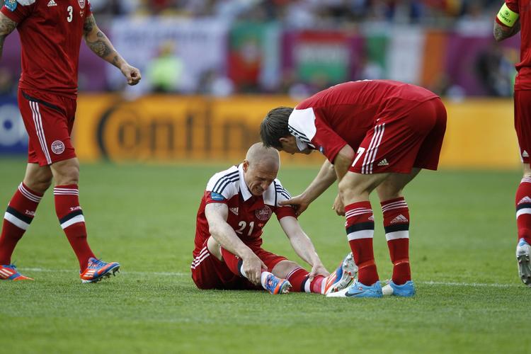 Udskiftet. Zimling holdt kun 15 minutter mod Portugal. 