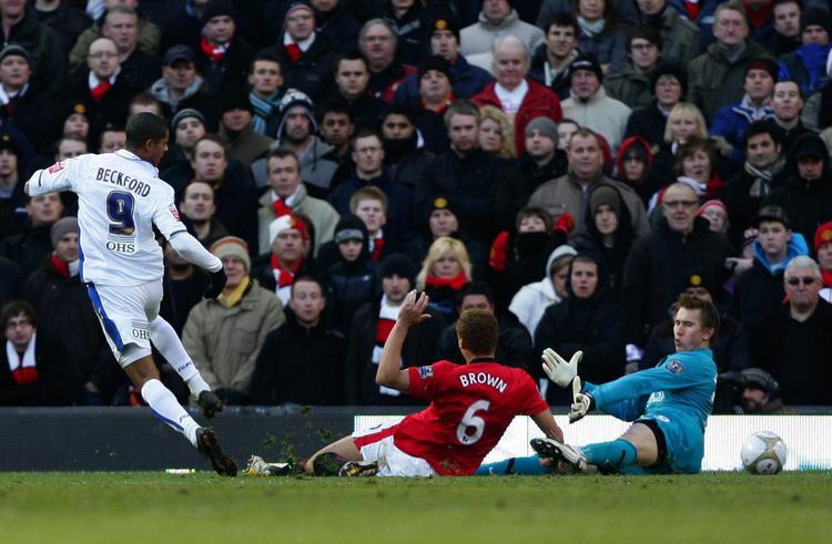 PROFILEN. En karriere med flere lejeophold har bragt Jermaine Beckford (tv.) til Wealdstone, Uxbridge, Leeds (billedet), Carlisle, Scunthorpe og Everton, inden han i 2011 kom til Leicester. 