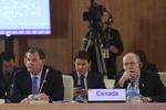 Krise. Den canadiske udenrigsminister John Baird langer hårdt ud efter Iran. 