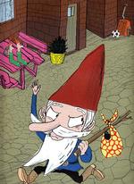 Mysterie. I Rasmus Breignhøis skal man finde to støvlepiger. Det kan være særdeles udfordrende. Billede fra bogen. 